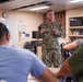 Rear Adm. Benjamin R. Nicholson visits USS Hershel "Woody" Williams