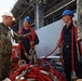 Rear Adm. Benjamin R. Nicholson visits USS Hershel "Woody" Williams