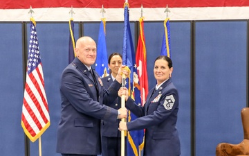 Command Chief Master Sgt. Lynette Tangredi becomes top enlisted leader for New York Air National Guard