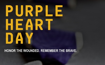 Purple Heart Day Social Media Graphic