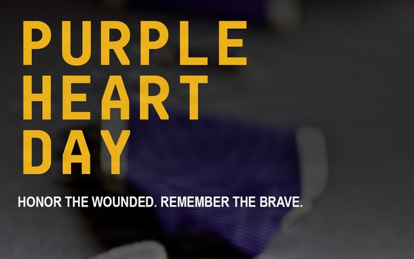 Purple Heart Day Social Media Graphic