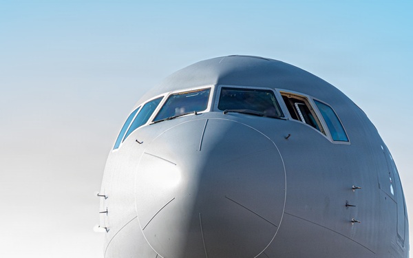 KC-46 post flight operations in CENTCOM
