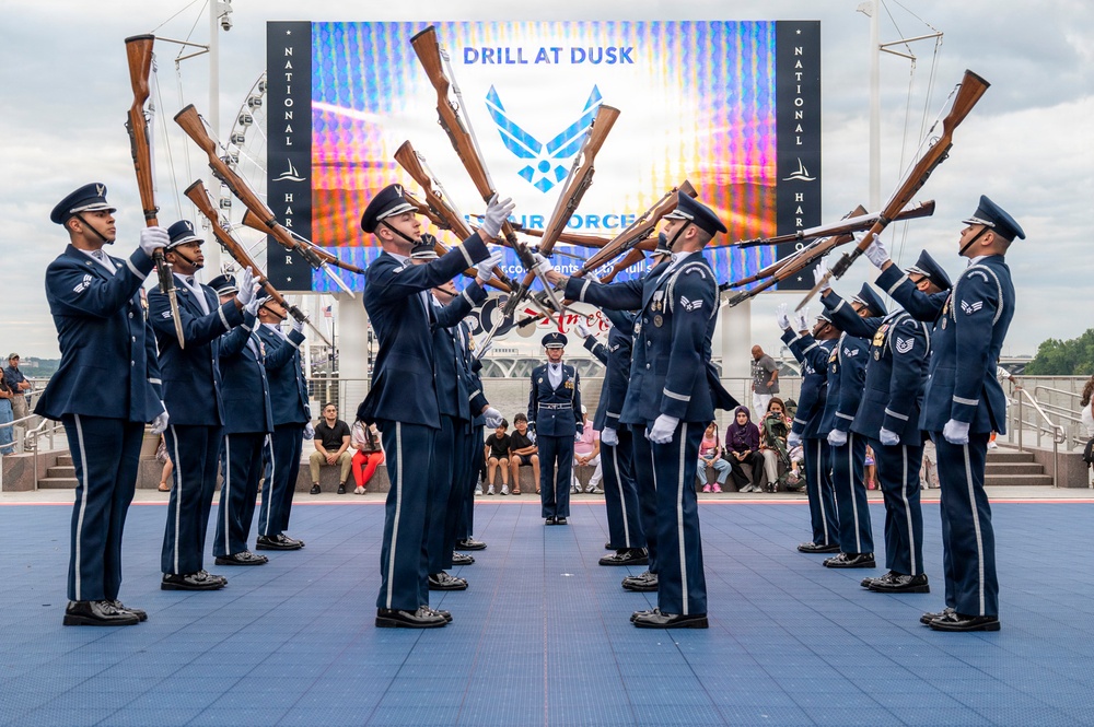 Drill at Dusk