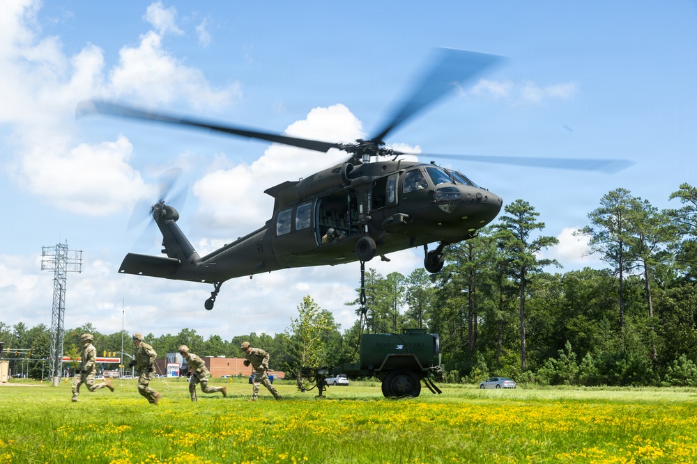 Powering the fight: 3rd SFG(A) multifunctional logisticians validate rapid FARP and sling load capabilities