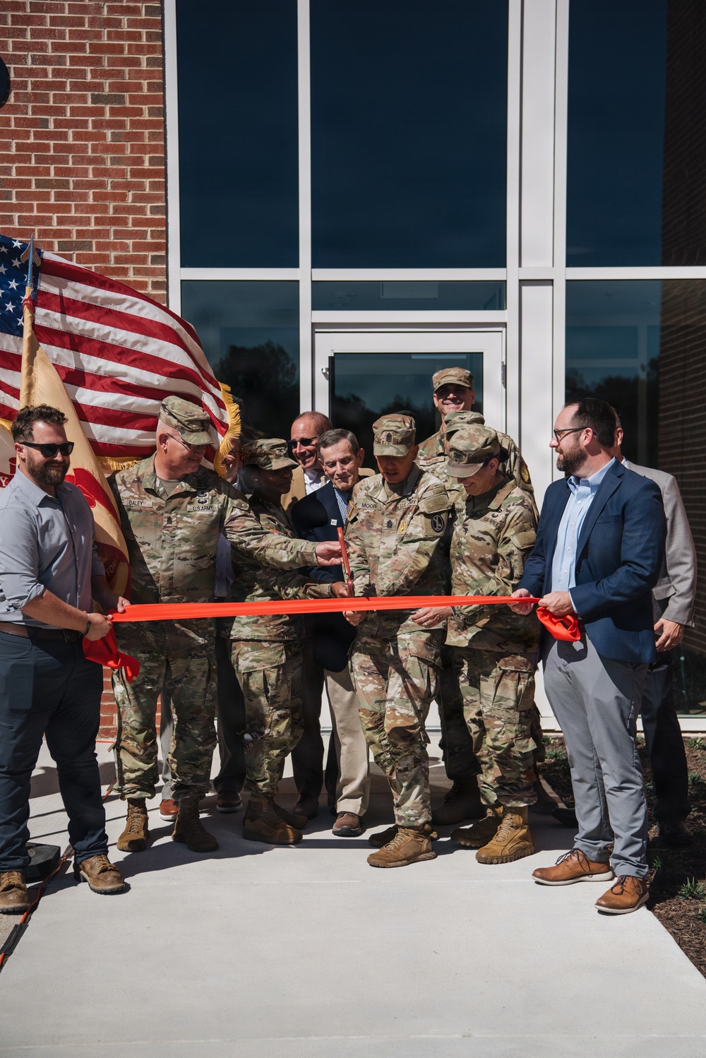 U.S. Army Corps of Engineers, Fort Meade leadership celebrate ribbon cutting of state-of-the-art barracks