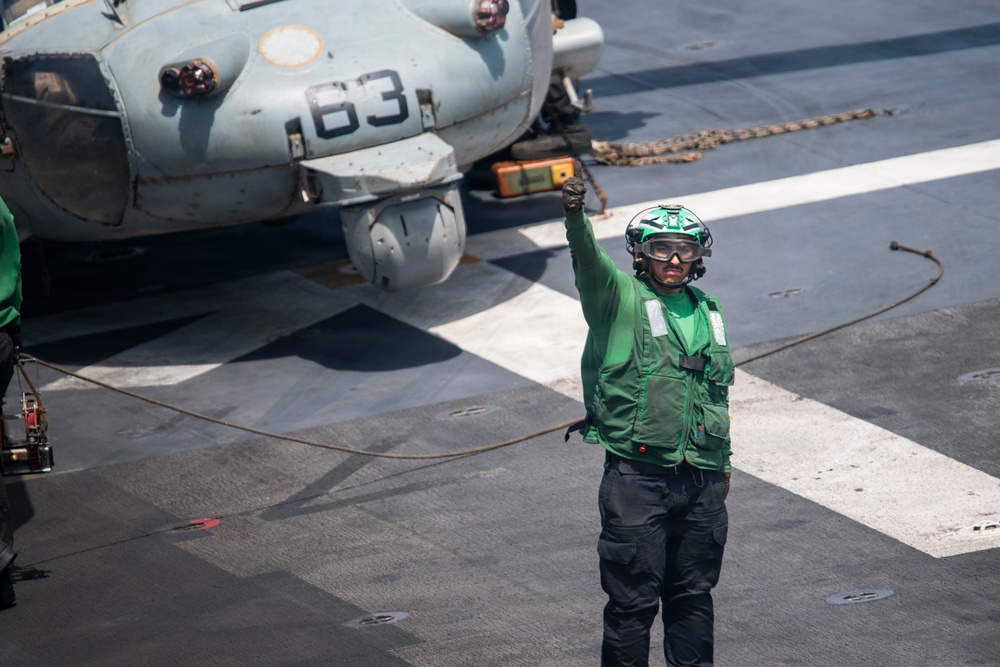 USS Boxer Conducts Flight Operations
