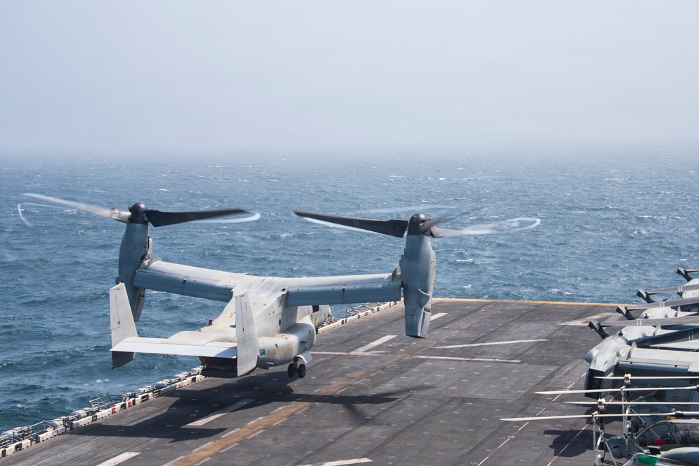 USS Boxer Conducts Flight Operations