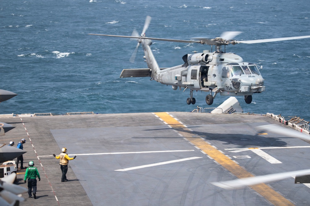 USS Boxer Conducts Flight Operations