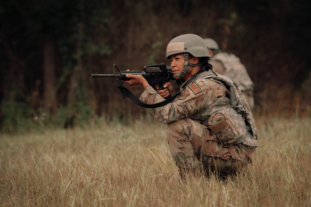 Air Guard medics train for care under fire during Northern Strike 26-2
