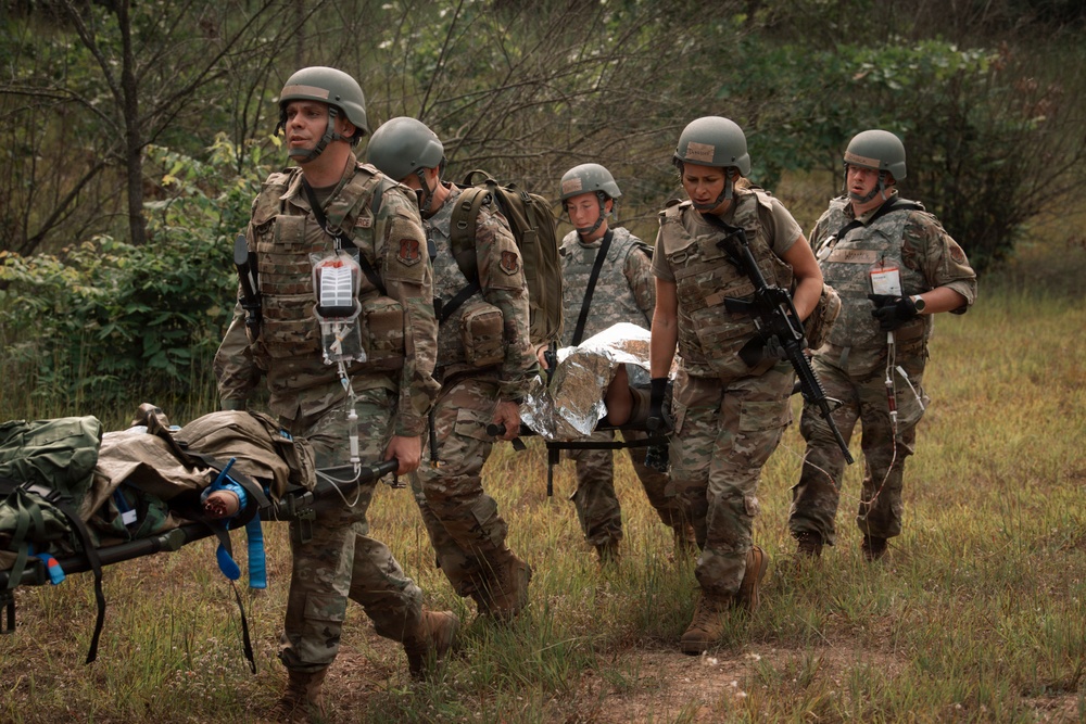 Air Guard medics train for care under fire during Northern Strike 26-2