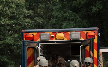 Air Guard medics train for care under fire during Northern Strike 26-2