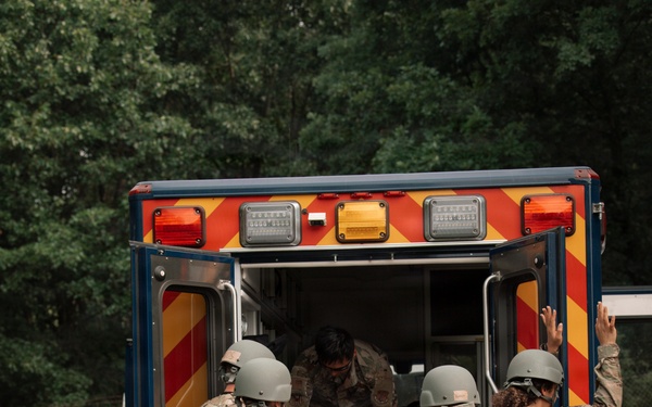 Air Guard medics train for care under fire during Northern Strike 26-2