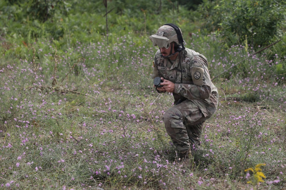 The West Virginia National Guard's 1/201st Field Artillery Battalion conduct fire missions during Northern Strike 26-2