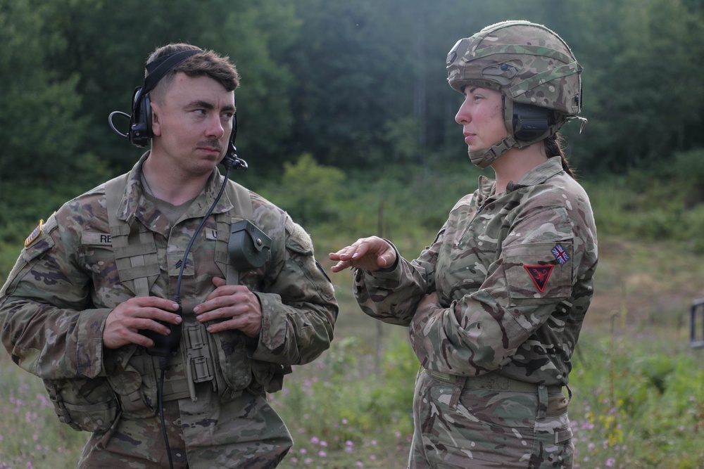 The West Virginia National Guard's 1/201st Field Artillery Battalion conduct fire missions during Northern Strike 26-2