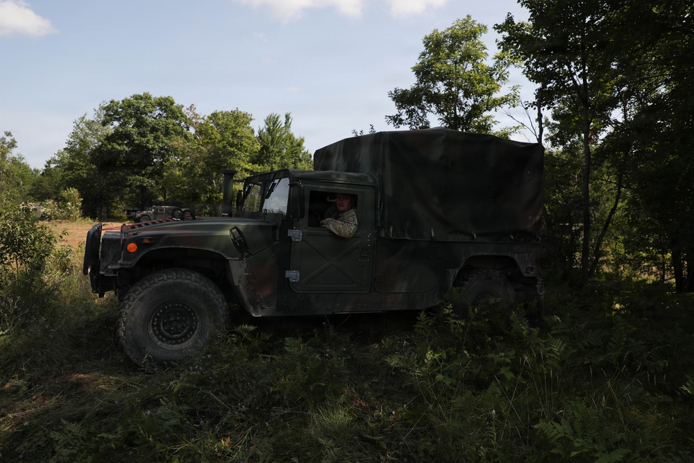 The West Virginia National Guard's 1/201st Field Artillery Battalion conduct fire missions during Northern Strike 26-2
