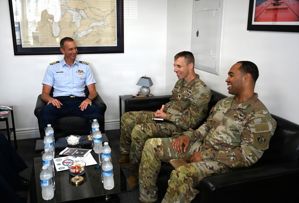 Buffalo District Commander Meets with Coast Guard, Visits Harbor Projects