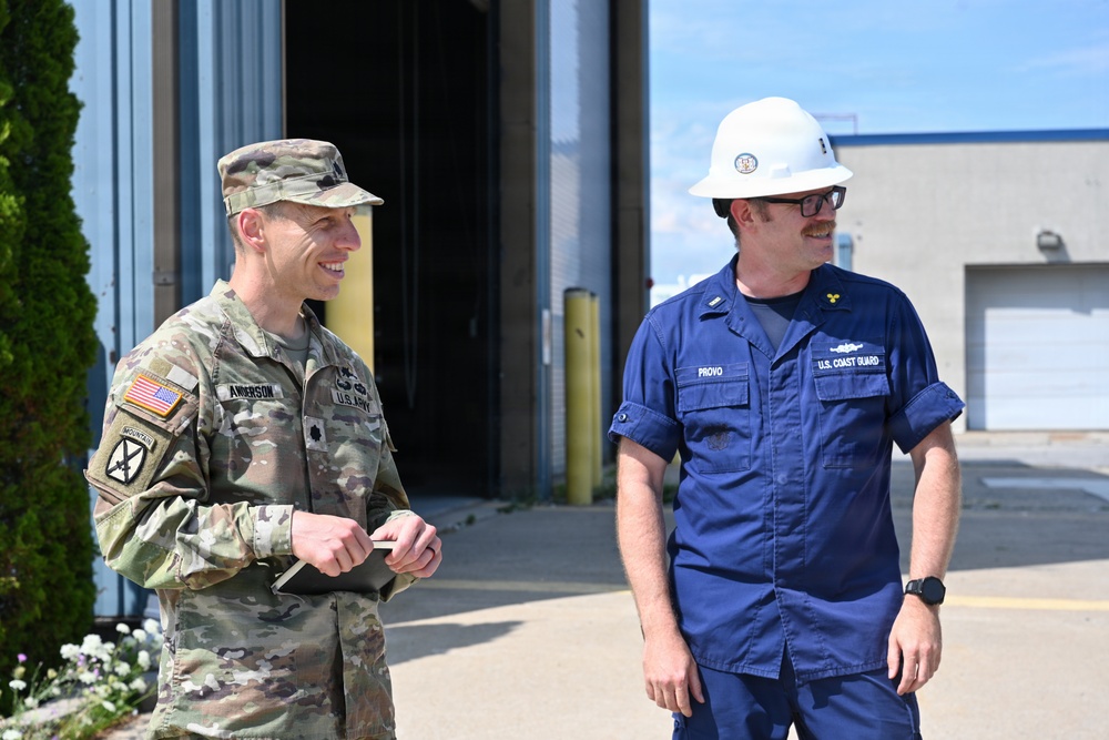 Buffalo District Commander Meets with Coast Guard, Visits Harbor Projects
