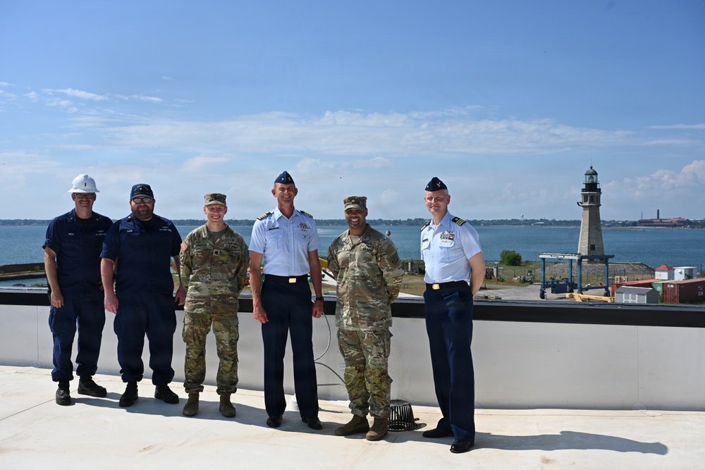 Buffalo District Commander Meets with Coast Guard, Visits Harbor Projects