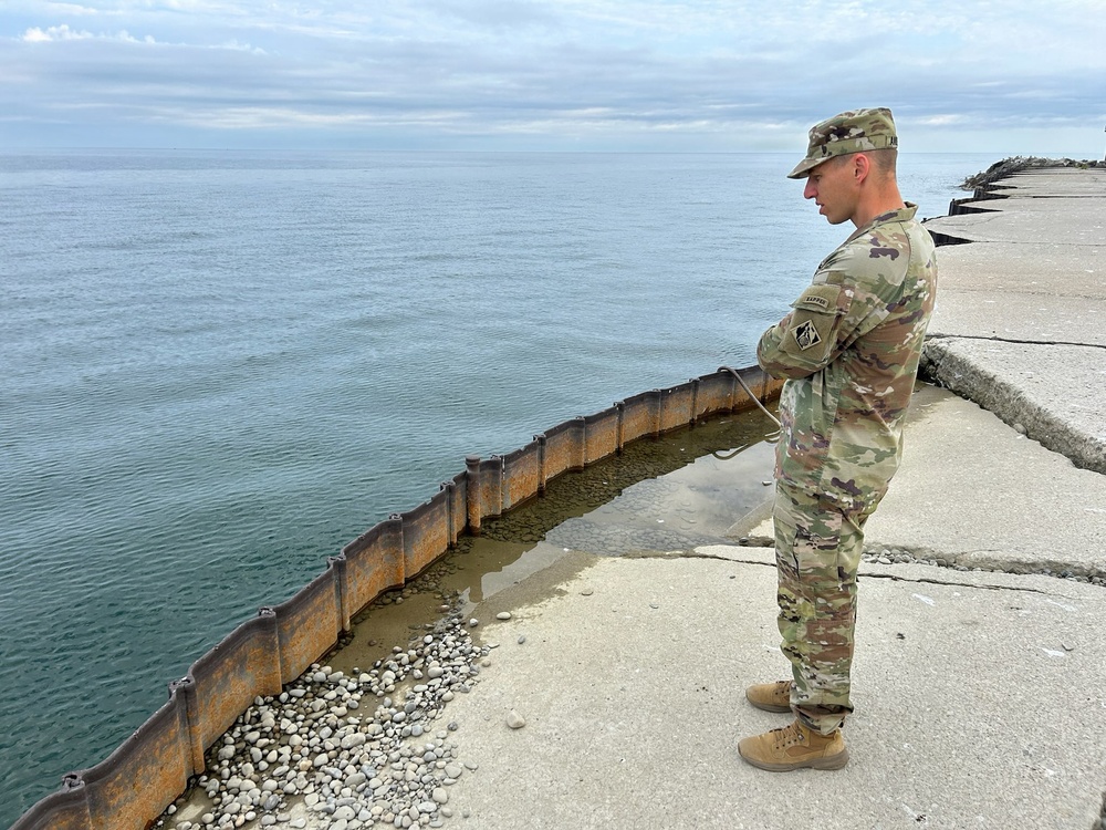 Buffalo District Commander Meets with Coast Guard, Visits Harbor Projects