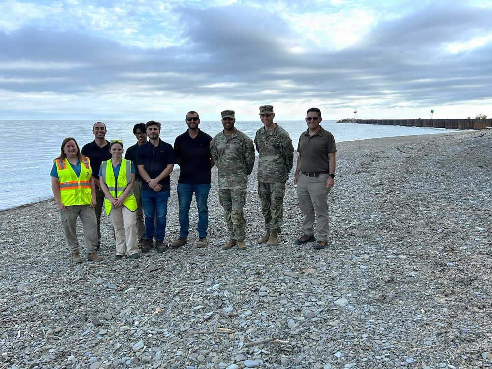Buffalo District Commander Meets with Coast Guard, Visits Harbor Projects