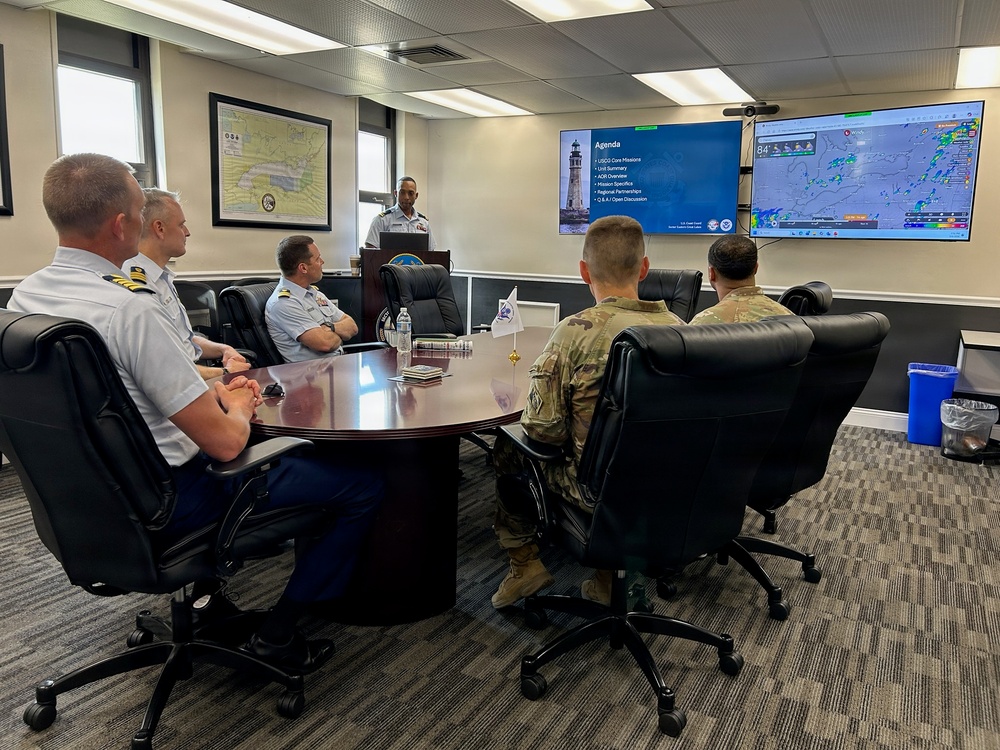 Buffalo District Commander Meets with Coast Guard, Visits Harbor Projects
