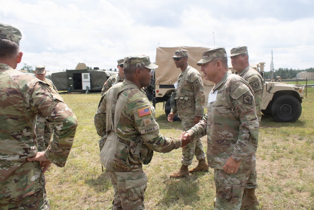 TAG Visits 298th CSSB at Northern Strike 26-2