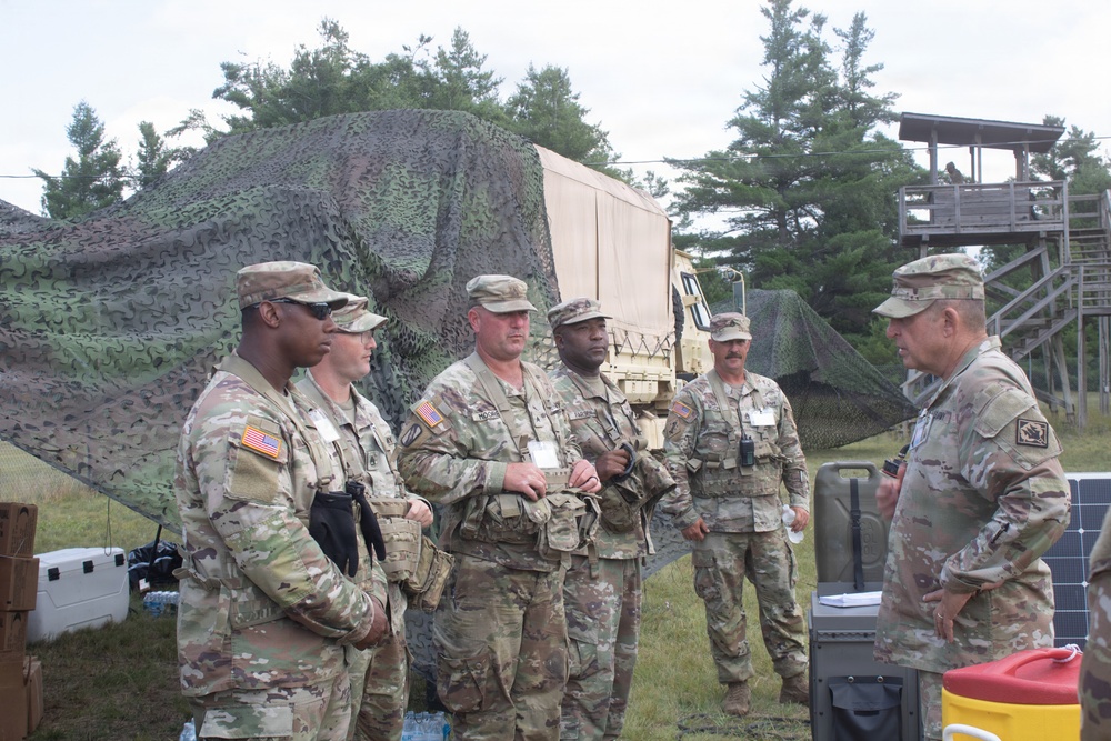 TAG Visits 298th CSSB at Northern Strike 26-2