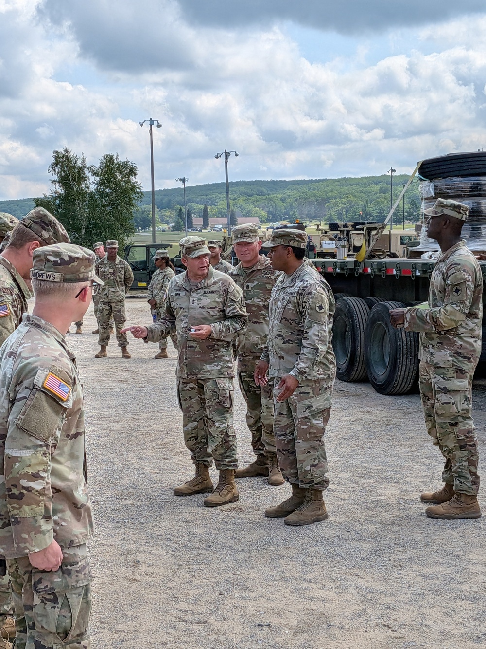 MSNG TAG visits 1687th TC at Northern Strike