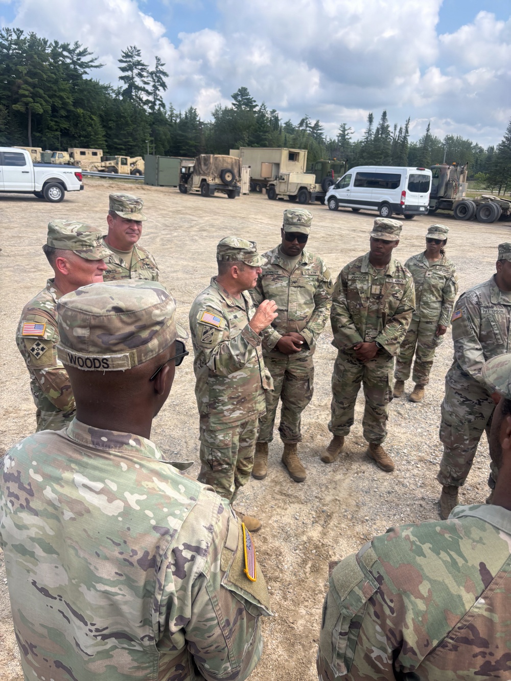 MSNG TAG visits 1687th TC at Northern Strike