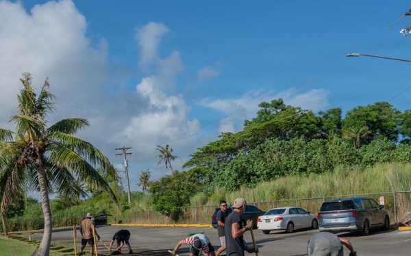 Hope in Action: 21st ATF Airmen help Guam schools recover after back-to-back typhoons