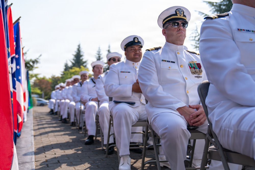 Trident Refit Facility-Bangor conducts change of command ceremony