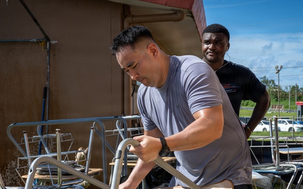Hope in Action: 21st ATF Airmen help Guam schools recover after back-to-back typhoons