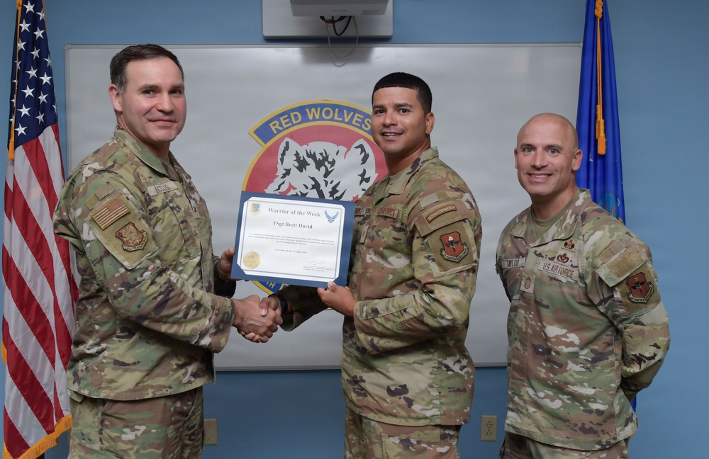 Warrior of the Week: TSgt. Brett David