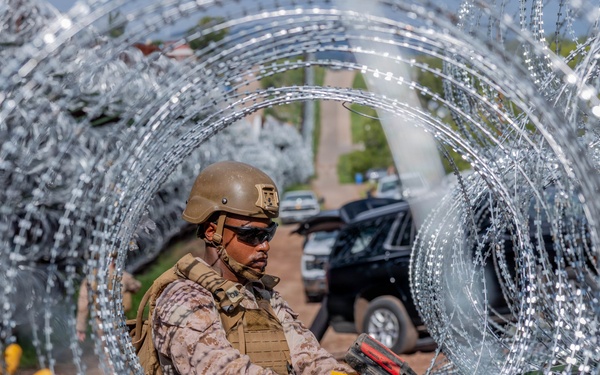 JTF-SB Marines Fortify Nogales Infrastructure with Secondary Wire Obstacles
