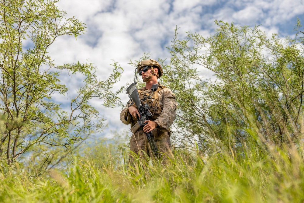 JTF-SB Marines Fortify Nogales Infrastructure with Secondary Wire Obstacles