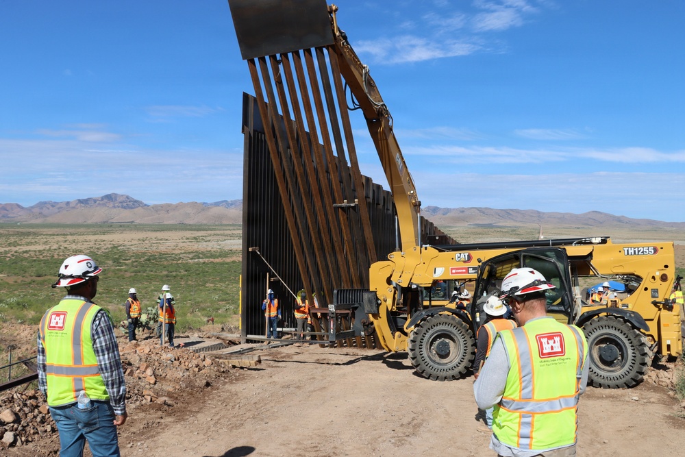 Engineers place final barrier panel at NDA-1