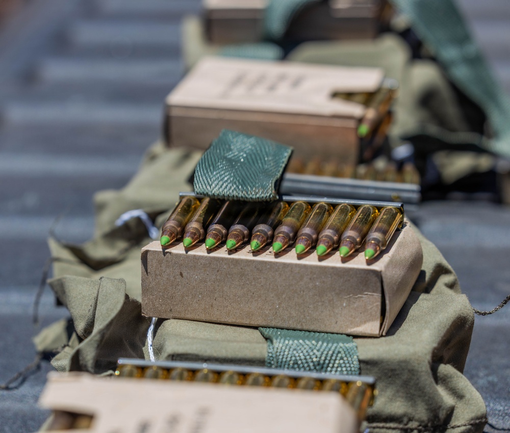1st MLG Marines complete Annual Rifle Qualification range while deployed on the southern border