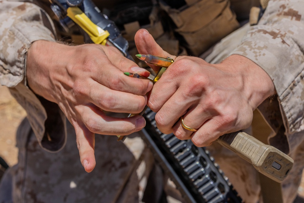 1st MLG Marines complete Annual Rifle Qualification range while deployed on the southern border