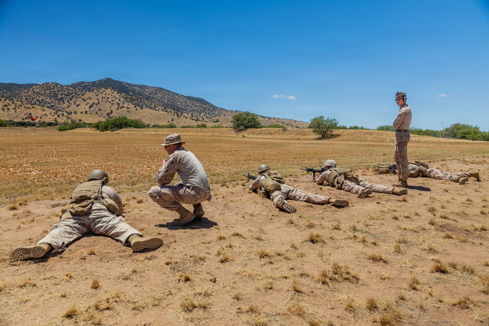 1st MLG Marines complete Annual Rifle Qualification range while deployed on the southern border