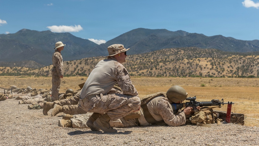 1st MLG Marines complete Annual Rifle Qualification range while deployed on the southern border