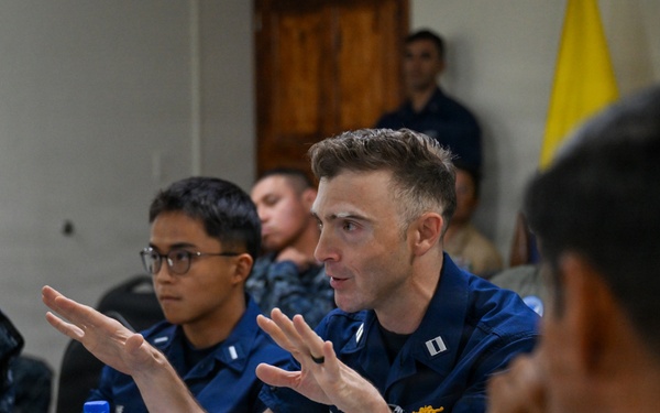 U.S. Coast Guard and partner nations participate in a Pre-Sail Conference for PANAMAX26