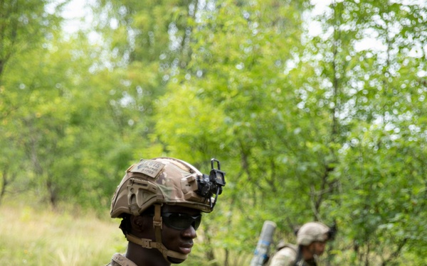 U.S. Army troops train in situational training exercise in Poland