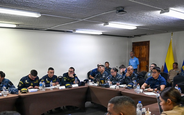 U.S. Coast Guard and partner nations participate in a Pre-Sail Conference for PANAMAX26