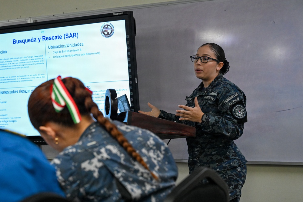 U.S. Coast Guard and partner nations participate in a Pre-Sail Conference for PANAMAX26