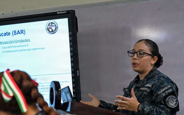 U.S. Coast Guard and partner nations participate in a Pre-Sail Conference for PANAMAX26