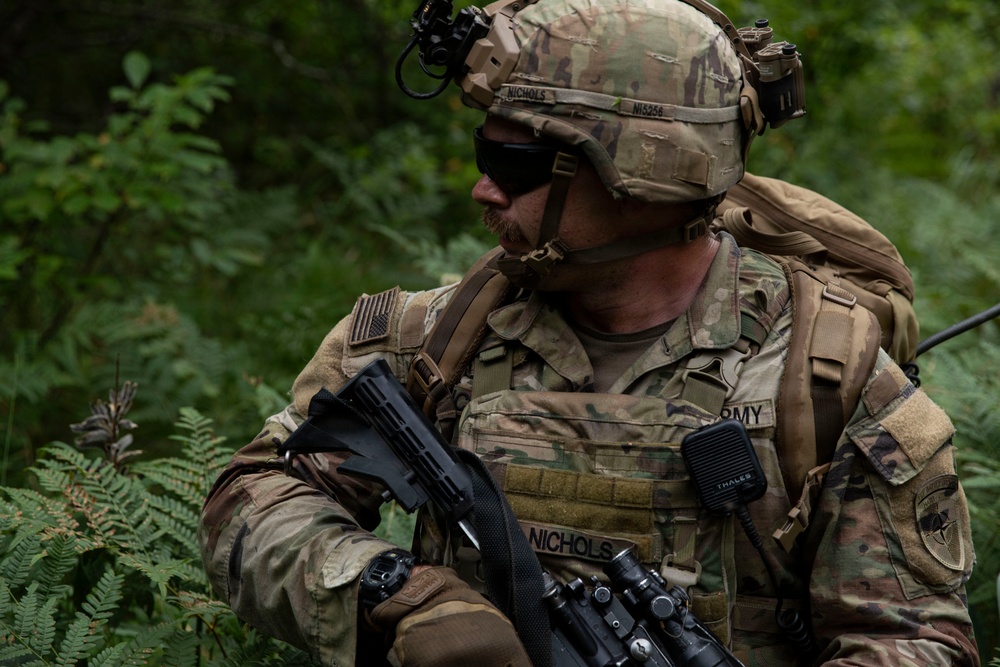 U.S. Army troops train in situational training exercise in Poland