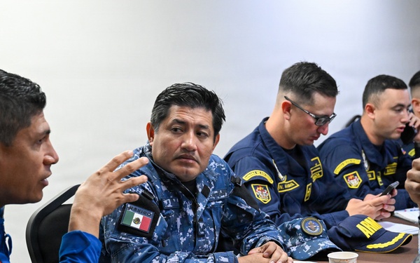 U.S. Coast Guard and partner nations participate in a Pre-Sail Conference for PANAMAX26