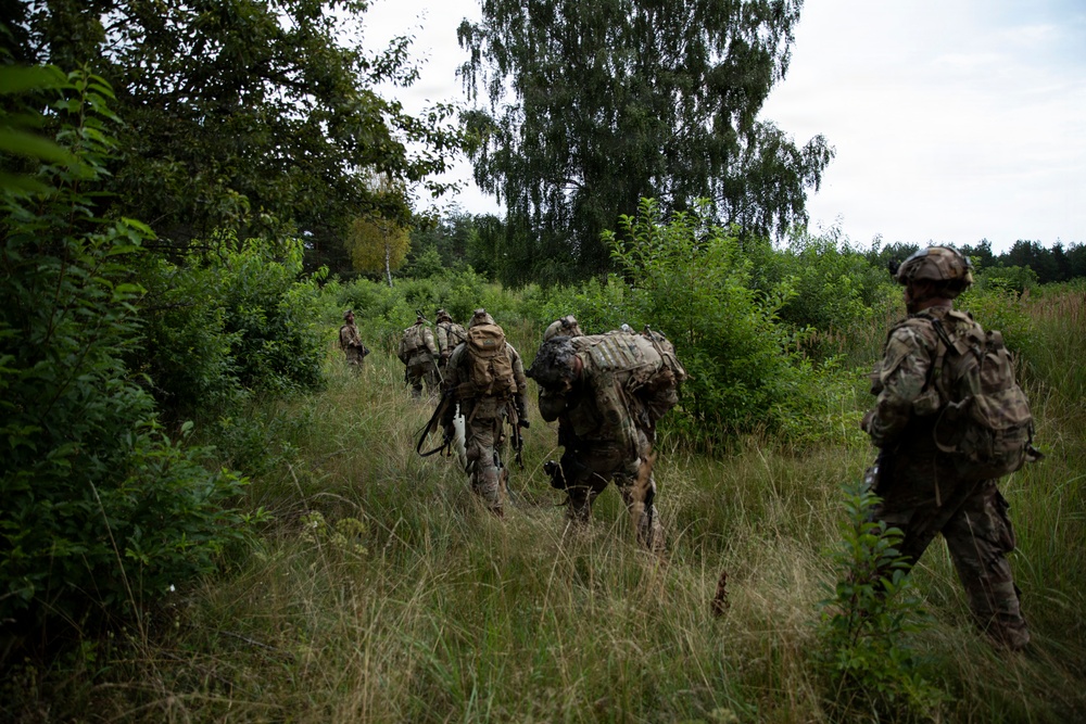 U.S. Army troops train in situational training exercise in Poland