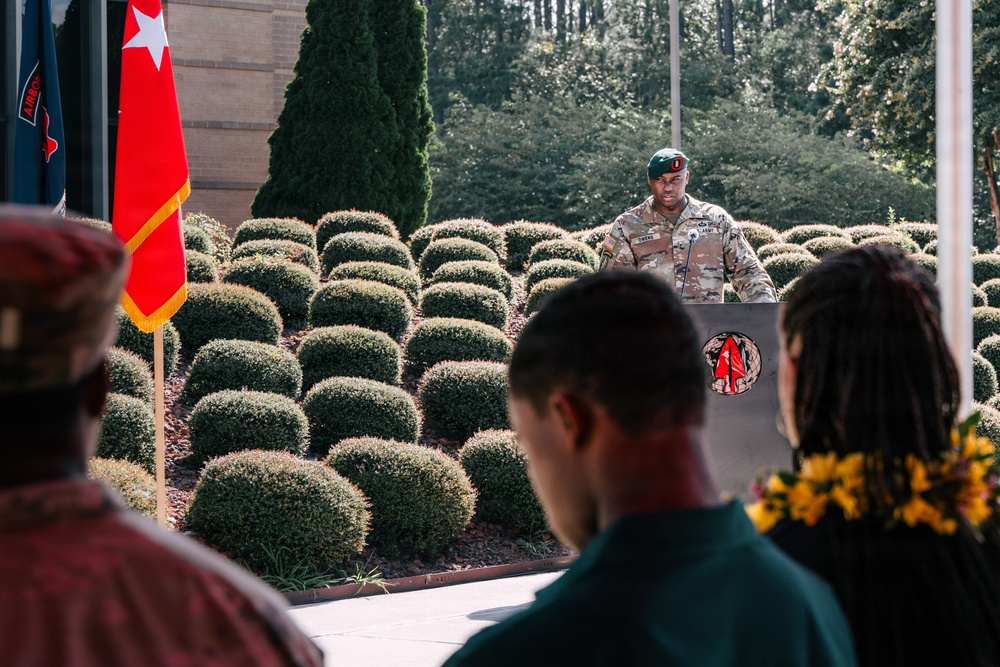 USASOC Hosts Change of Responsibility for Command Chief Warrant Officer