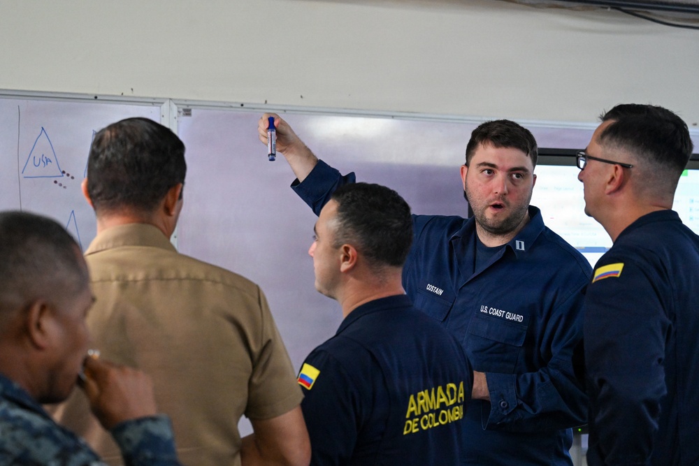 U.S. Coast Guard and partner nations participate in a Pre-Sail Conference for PANAMAX26